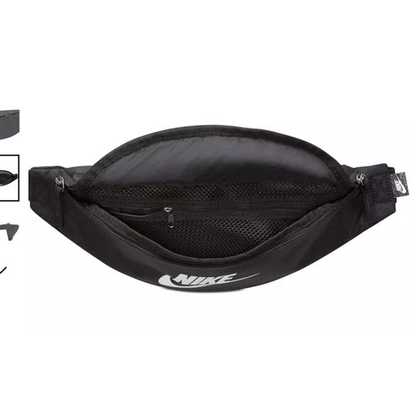 NIKE NWT Belt Bag Waistpack 3 Liter – Black & White Logo NEW - Picture 7 of 11